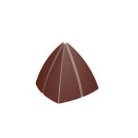 Schokoladenform  • Pyramide | 21 Mulden | Muldenmaß 31 x 31 x H 27 mm  L 275 mm  B 135 mm Produktbild