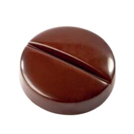 Schokoladenform  • rund | 24 Mulden | Muldenmaß 25 x 25 x H 7 mm  L 275 mm  B 135 mm Produktbild