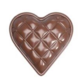Schokoladenform  • Herz | 18 Mulden | Muldenmaß 32,9 x 32,9 x H 9,9 mm  L 275 mm  B 135 mm Produktbild 0 L