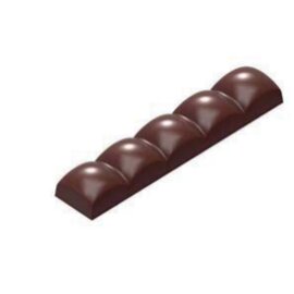 Schokoladenform  • Rechteck | 8 Mulden | Muldenmaß 117,5 x 23,5 x 14 mm  L 275 mm  B 135 mm Produktbild 0 L