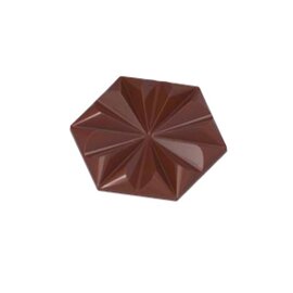 Schokoladenform  • Sechseck | 2 Mulden | Muldenmaß 103,5 x 89,5 x 13,5 mm  L 275 mm  B 135 mm Produktbild