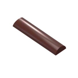Schokoladenform  • Halbzylinder | 7 Mulden | Muldenmaß 113 x 28 x 11 mm  L 275 mm  B 135 mm Produktbild