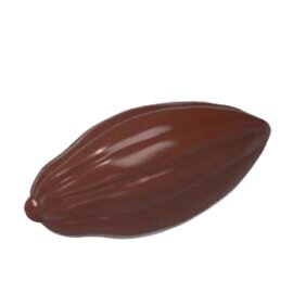 Schokoladenform  • Kakaofrucht | 63 Mulden | Muldenmaß 19 x 9 x H 4 mm  L 275 mm  B 135 mm Produktbild 0 L