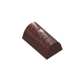Schokoladenform  • Halbzylinder | 24 Mulden | Muldenmaß 26 x 20 x 15 mm  L 275 mm  B 135 mm Produktbild