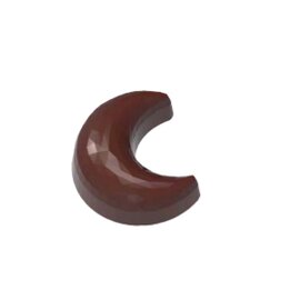 Schokoladenform  • Sichel | 21 Mulden | Muldenmaß 35 x 31 x 16,5 mm  L 275 mm  B 135 mm Produktbild