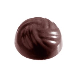Schokoladenform  • rund | 32 Mulden | Muldenmaß Ø 25 x 11 mm  L 275 mm  B 135 mm Produktbild