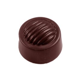Schokoladenform  • rund | 32 Mulden | Muldenmaß Ø 28 x 18 mm  L 275 mm  B 175 mm Produktbild