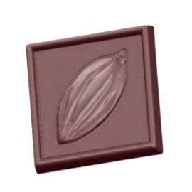 Schokoladenform  • quadratisch|Kakaofrucht | 28 Mulden | Muldenmaß 34,5 x 34,5 x H 4,5 mm  L 275 mm  B 135 mm Produktbild 0 L