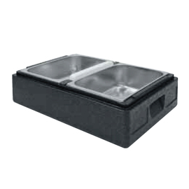 Eistransportbox TOP-BOX ICE 2 EPP schwarz 16 ltr | 600 mm x 400 mm H 215 mm Produktbild