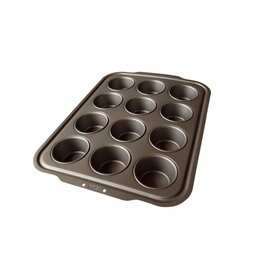 12-Muffin-Form  • Muffin | 12 Mulden | Muldenmaß Ø 62 mm  L 370 mm  B 242 mm Produktbild