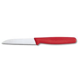 Gemüsemesser Wellenschliff | rot | Klingenlänge 8 cm Produktbild