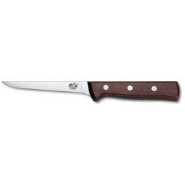 Ausbeinmesser schmal glatter Schliff  | amerikanischer Griff | braun | Klingenlänge 12 cm Produktbild
