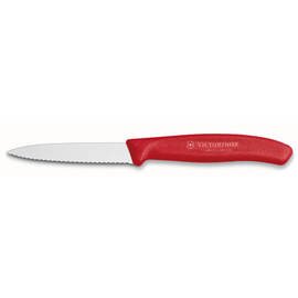 Gemüsemesser SWISS CLASSIC mittelspitz Wellenschliff | rot | Klingenlänge 8 cm Produktbild