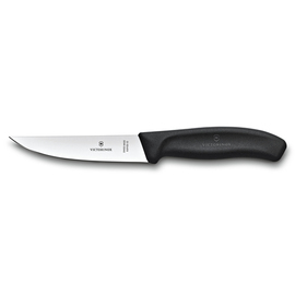 Tranchiermesser SWISS CLASSIC | Klingenlänge 12 cm | Grifffarbe schwarz L 24,5 cm Produktbild