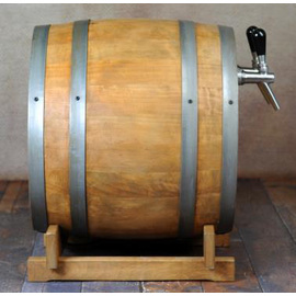 Glühweinzapfanlage im Holzfass 2-leitig mit Weinpumpe integriert 400 Volt Produktbild 1 L