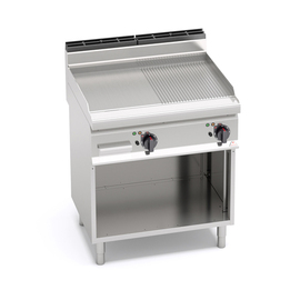 Elektro-Bratplatte MACROS 700 E7FM8MP-2 • glatt | gerillt | 230 Volt 9,6 kW 1 Phase Produktbild