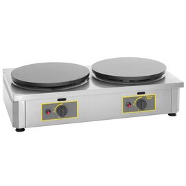 Doppel-Gas-Crêpegerät CDG 400 mit 2 Backplatten Gas 6400 Watt Produktbild