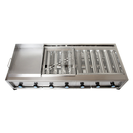 Gastrobräter Gas RGS 165 | 8 Brenner Produktbild 2 S