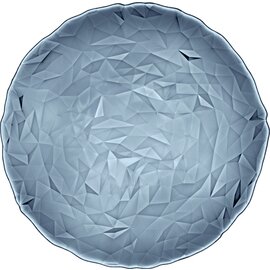 Platzteller Ocean DIAMOND | Hartglas blau  Ø 330 mm Produktbild