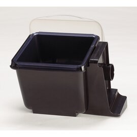 Beilagenbehälter The Mini Dome® Garnish Center schwarz mit Deckel 1900 ml Produktbild
