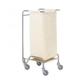 Wäschewagen mit 1 Wäschesack | 530 mm x 500 mm H 1260 mm Produktbild
