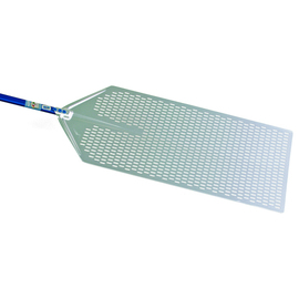 RESTPOSTEN | Pizzaschaufel Aluminium gelocht 600 x 400 mm  L 1900 mm Produktbild