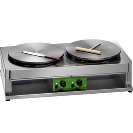 Crêpes-Gerät CR400G2-E mit 2 Backplatten Gas 7200 Watt Produktbild