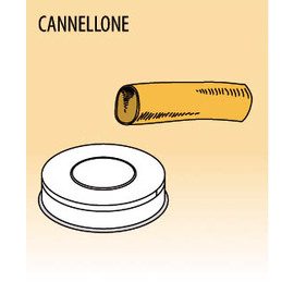 MPF 8-Cannellone Matritze Cannellone (zum Befüllen), Ø 30 mm, aus Messing für Nudelmaschine MPF 8 Produktbild