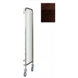 Tablettwagen CA 1460PW wengefarben mit Seitenwänden  | 530 x 325 mm  H 1750 mm Produktbild