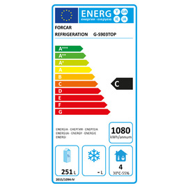 Kühlsaladette S903TOP 230 Watt 368 ltr  | 3 Volltüren Produktbild 1 S