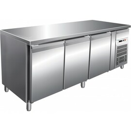 Kühltisch GN3100TN | Umluftkühlung | 3 Volltüren | 1 Schublade Produktbild