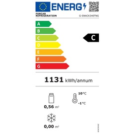 Kühlschrank SNACK 340 TNG 331 ltr | Statische Kühlung | Türanschlag rechts Produktbild 1 L