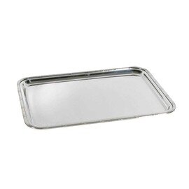 Buffetplatte rechteckig mit verziertem Rand, versilbert, Gastronorm 1/1,  53 x 32,5 cm Produktbild