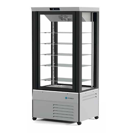 Panoramavitrine MITHRA L-BTV silberfarben | 550 ltr | +5°C bis -21°C Produktbild