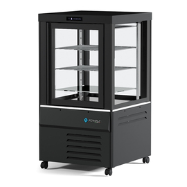 Panorama-Tiefkühlvitrine MITHRA S-BT schwarz | 230 ltr Produktbild