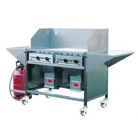 Doppel-Gewerbegrill THÜROS IV Standgerät 14,4 kW (Gas)  H 850 mm Produktbild