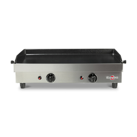 Griddleplatte Gas Gusseisen Grillfläche Maße 732 x 409 mm | 2 Heizzonen 6 kW Produktbild