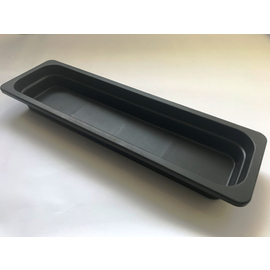 Gastronorm-Schale Silikon schwarz GN 2/4 x 65 mm Produktbild