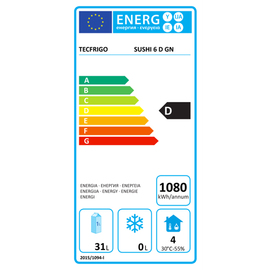 Belegstation Sushi 10 GN Statische Kühlung 240 Watt Produktbild 1 L