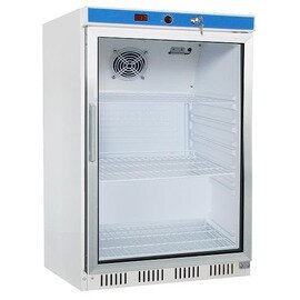 Glastürkühlschrank KBS 202 GU weiß 200 ltr | Umluftkühlung | Türanschlag rechts Produktbild