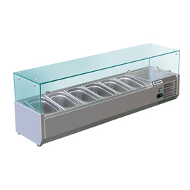 Kühlaufsatz RX1500 (Glas) Statische Kühlung | 6 x GN 1/3 - 150 mm Produktbild