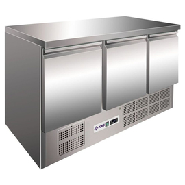 Kühltisch Gastronorm KTM 300 Umluftkühlung 235 Watt 400 ltr | 3 Volltüren Produktbild