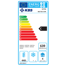 Kühlschrank KBS 702 U CHR | 641 ltr | Volltür | Türanschlag wechselbar Produktbild 1 L