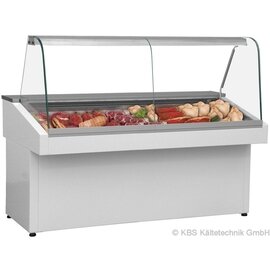 Mehrzweckvitrine Basic 130 plus weiß 230 Volt Produktbild