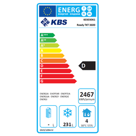 Tiefkühltisch READY TKT3600 Umluftkühlung 676 Watt 231 ltr | 3 Volltüren Produktbild 1 L