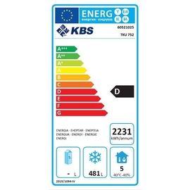 Edelstahltiefkühlschrank TKU 752 | 610 ltr Produktbild 1 S