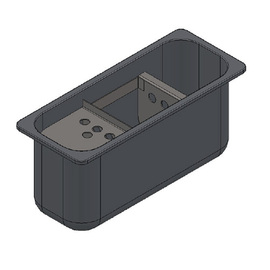 Anbauportionierspüle für Eistheke Mirabello Produktbild