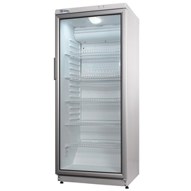 Glastürkühlschrank CD 291 weiß | 290 ltr | Umluftkühlung | Türanschlag wechselbar Produktbild
