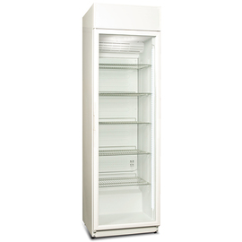 Getränkekühlschrank FLK 365 | 385 ltr weiß | passend für 462 0,33-l-Dosen | 224 0,5-l-PET-Flaschen | Umluftkühlung Produktbild