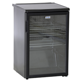 Glastürkühlschrank K 140G schwarz | 130 ltr | Statische Kühlung | Türanschlag wechselbar Produktbild